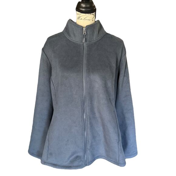 32 Degrees Heat Gray Faux Wool Zip Front Jacket XXL NWOT - Picture 1 of 4
